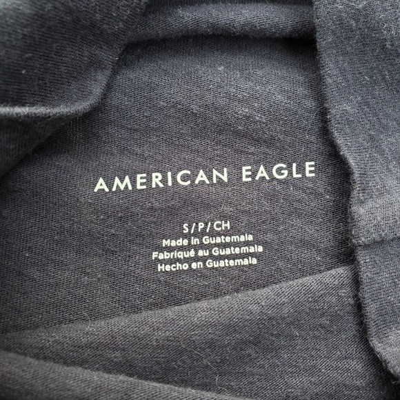 Navy Blue American Eagle Cowl Neck Top - Picture 13 of 15